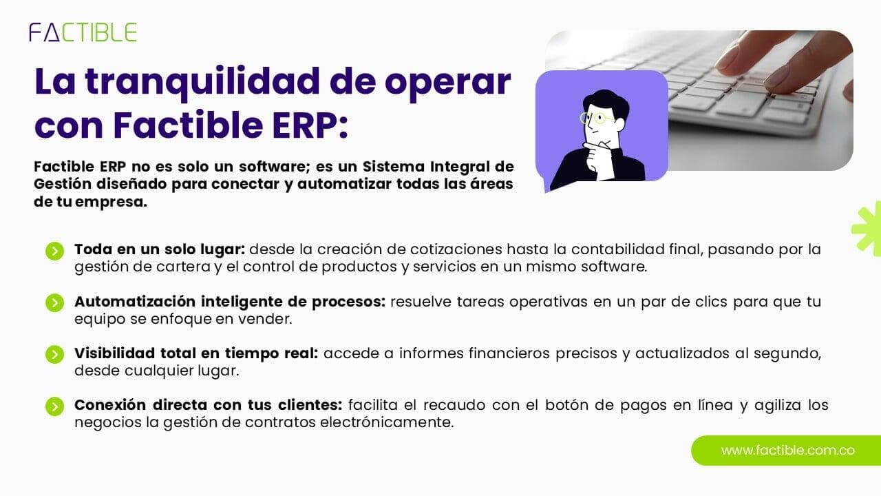 Presentación Factible ERP - Diapositiva 1